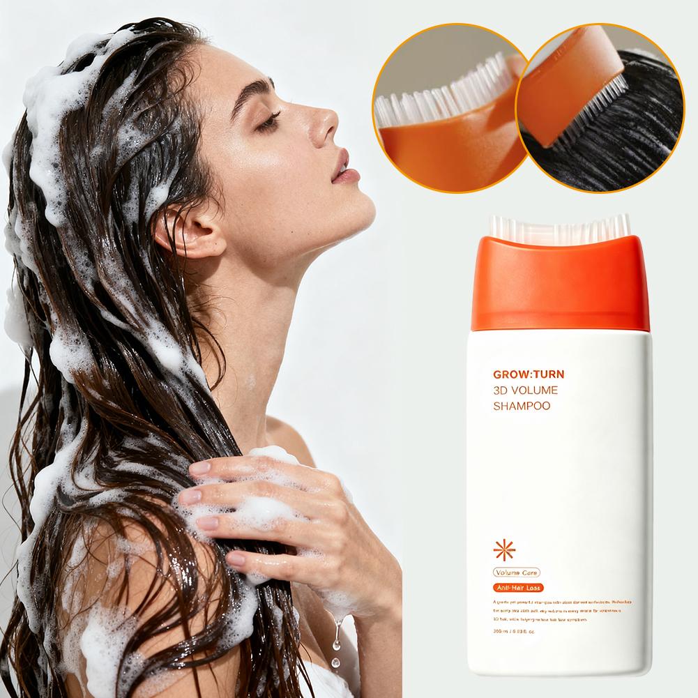 Hair Care For Hair Fall - GROW:TURN 3D Шампунь для объема с