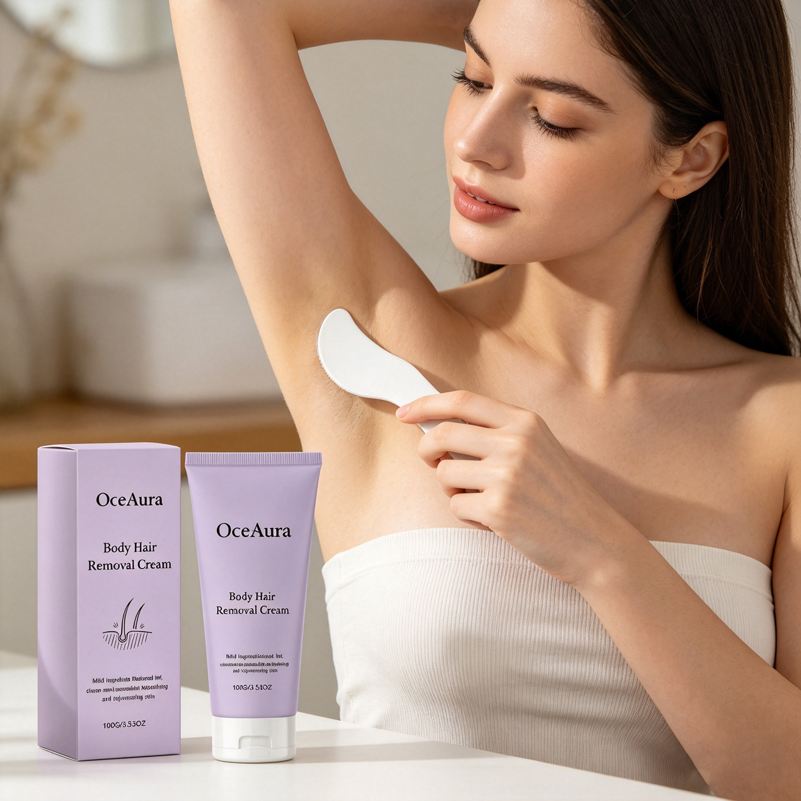 Hair Care Honey - Крем для удаления волос OceAura для