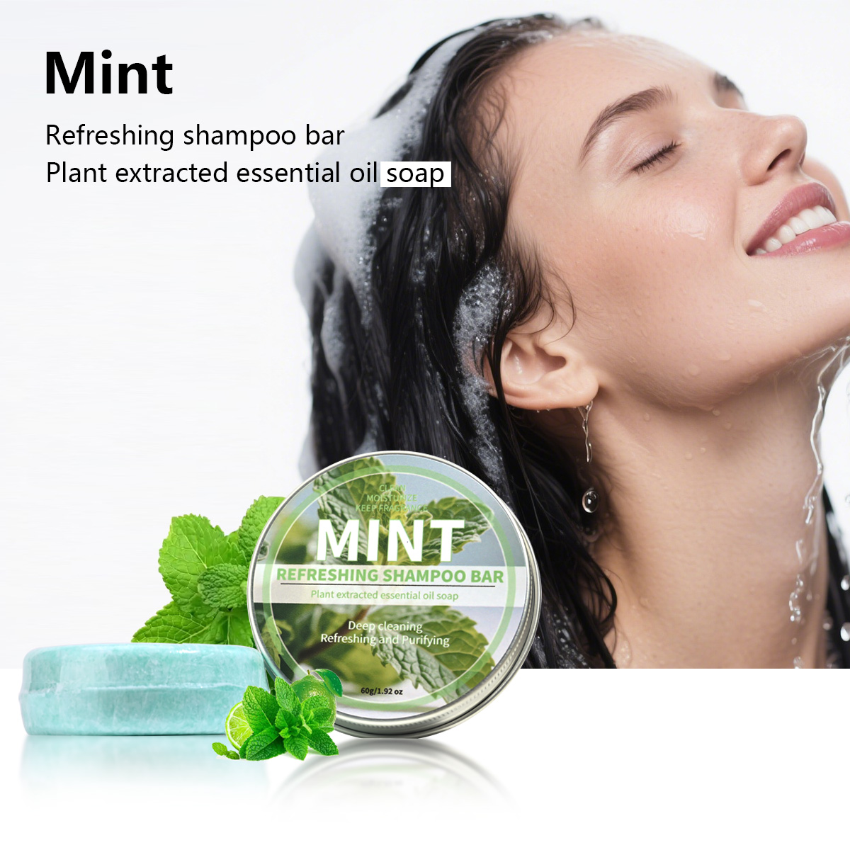 Hair Care Pantene - Мыло с шампунем Mint Cool, мыло