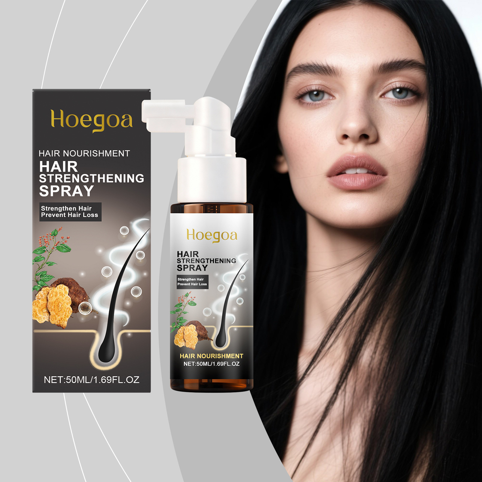 Hair Care For Hair Fall - Спрей Hoegoa для укрепления волос, против