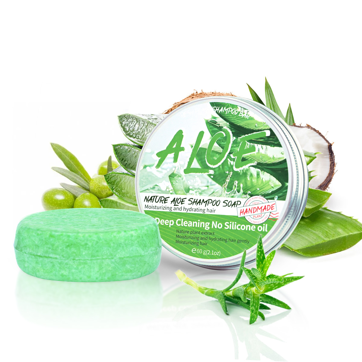 Hair Care Honey - Органический шампунь с алоэ, органическое твердое