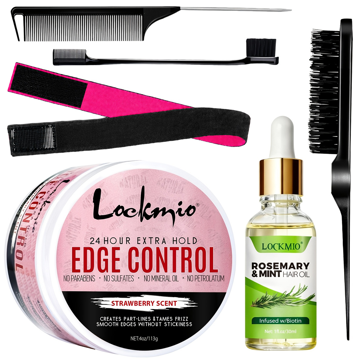 Edge Control Gel - Гель для укладки волос, масло розмарина