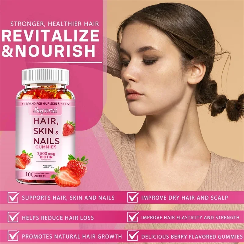 Конфеты для волос, кожи и ногт – обзор и цена Hair Care Gummies