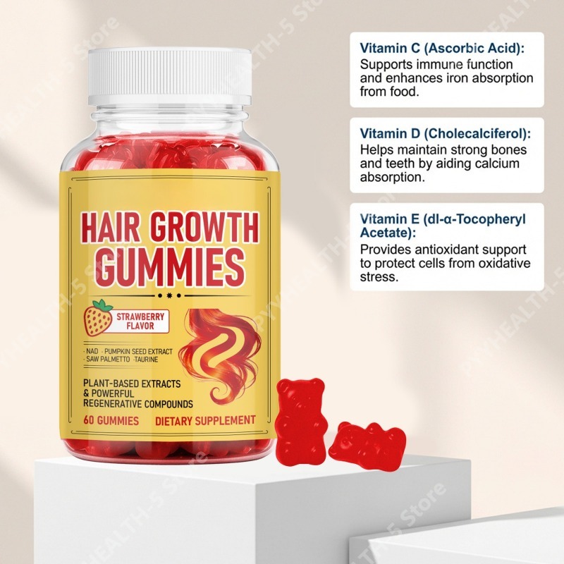 Жевательные конфеты для ухода  – обзор и цена Hair Care Gummies
