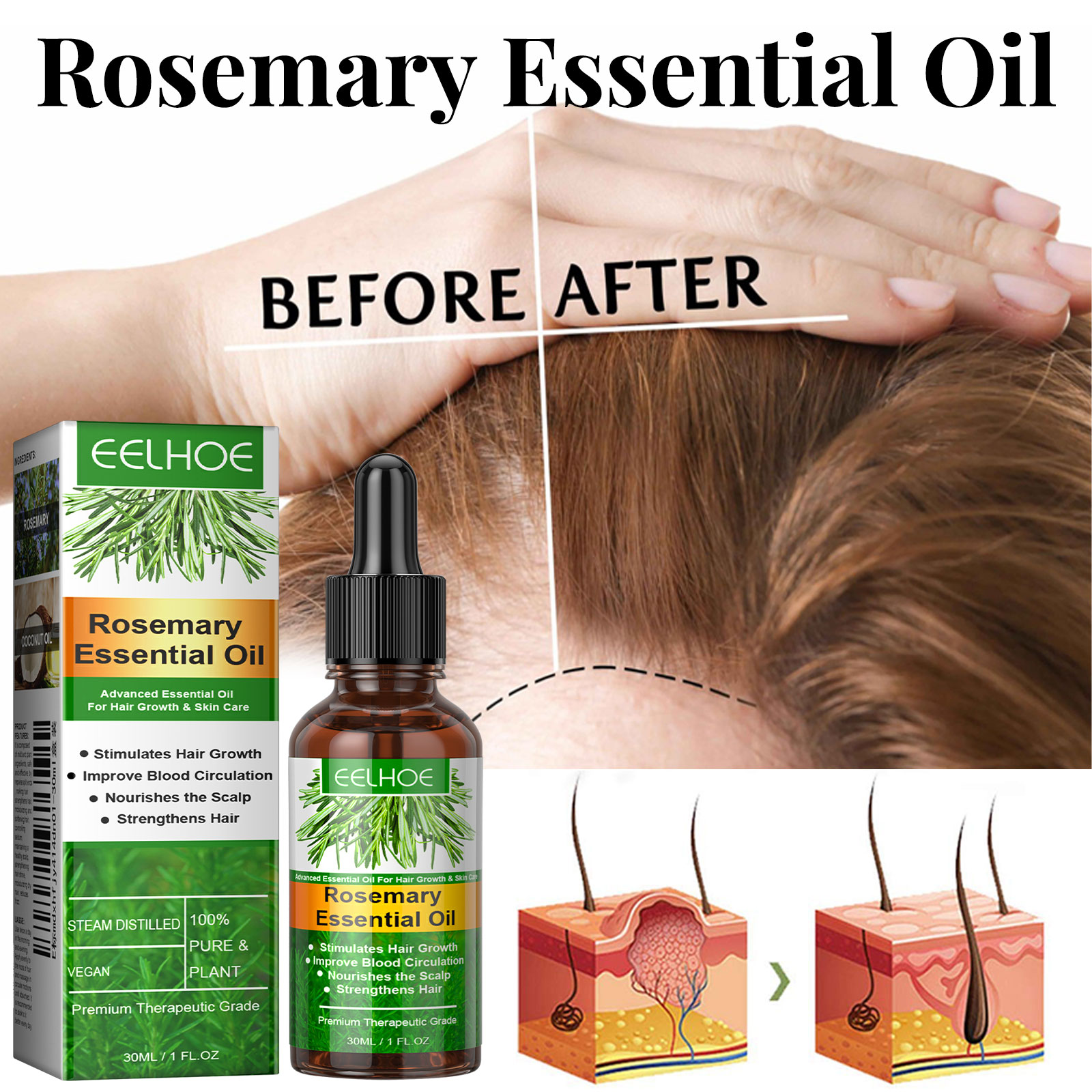 Сыворотка для роста волос, наб – обзор и цена Hair Care Essence Oil Spray