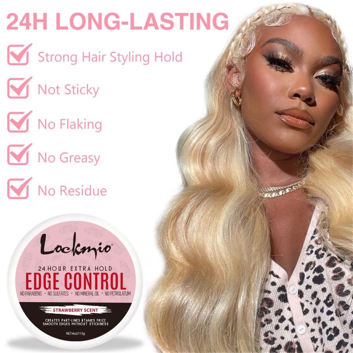 Гель для укладки волос, масло  – обзор и цена Edge Control Gel